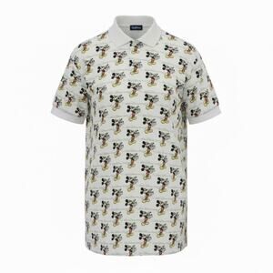 Vintage Disney Parks WDW Mickey Mouse Hollywood Studios White Polo XL